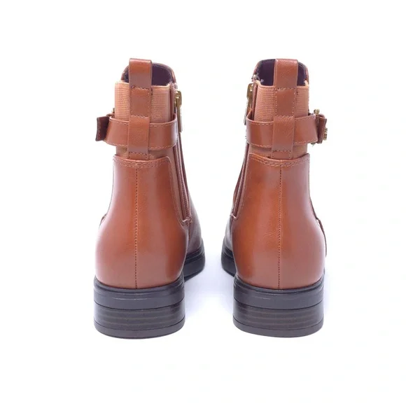 Tommy Hilfiger Chelsea Boots Baylon Medium Natural Leather Size 9.5M - Picture 4 of 12